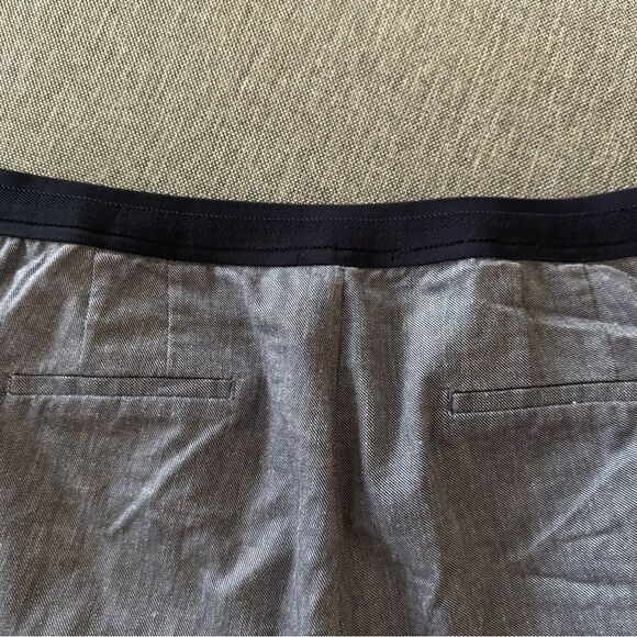 Zara cropped, linen blend pants, XL. - Picture 3 of 4